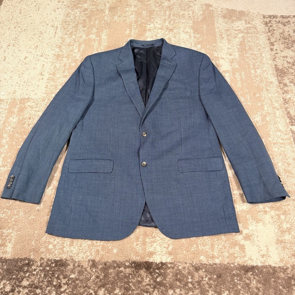 Loro Piana Wool Blazer Mens 46L‎ Blue Sport Coat Cremieux Wool Jacket Business
